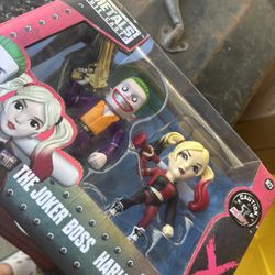 Harley Quinn N Joker Die Cast Figures 