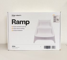 🔥NEW🔥 Ramp For Cat Litter Robot 4 By Whisker Stairs Steps White Easy Access