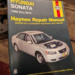 Hyundai Sonata Repair Manual Haynes Guide Book 