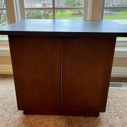 Vintage End Table With Storage 