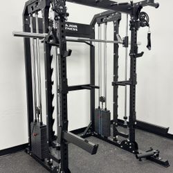 NEW SQUAT RACK SMITH MACHINE POWER CAGE - FREE DELIVERY 