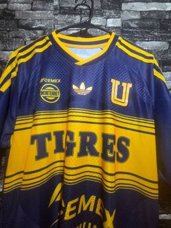 Tigres UANL Adidas Soccer Jersey Cemex Sponsor