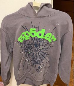 Sp5der Punk V2 Hoodie Slate Grey