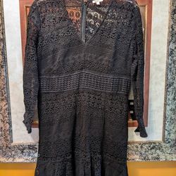 J Koshanna Black Lace Dress