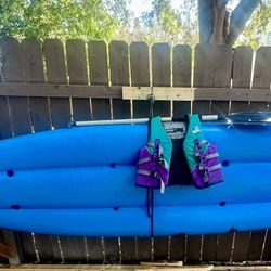 Hobie Odyssey 2 Seat Kayak Blue 14 Ft