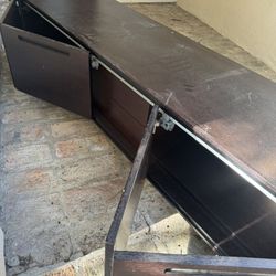 Huge Tv Stand Entertainment Center (solid wood)