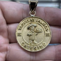 14k Custom Company Logo Pendant🔥we Buy GOLD 14k $70xGram