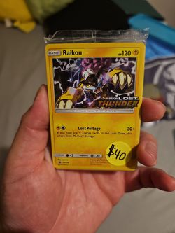 Pokemon raikou promo lost thunder sun and moon