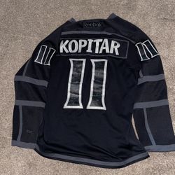 Kopitar Black On Black Reebok NHL Jersey