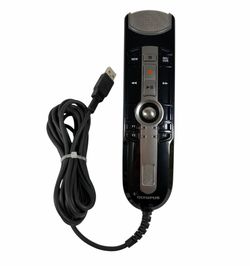 Olympus RM-4010P RecMic II USB PC-Dictation Microphone ~ WORKING