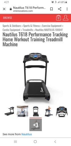 NAUTILUS TREADMILL T618 for Sale in Hazard CA OfferUp