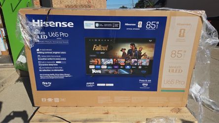 85u65sfc 85” Hisense smart 4k uled tv