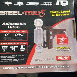 2 Ball Size Adjustable Hitch