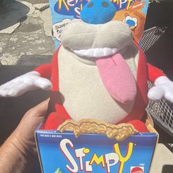 Stimpy 10” Plush Doll 