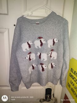Holiday Polar Bear Christmas Knit Sweater