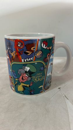 Disney Silver Buffalo 20 oz Ceramic Mug Dumbo Peter Pan Pinocchio Alice Bambi