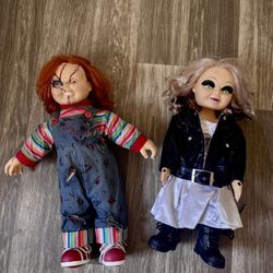 Bride of Chucky Dolls 24” Life Size Child’s Play Halloween Good Guy Horror Doll PAIR