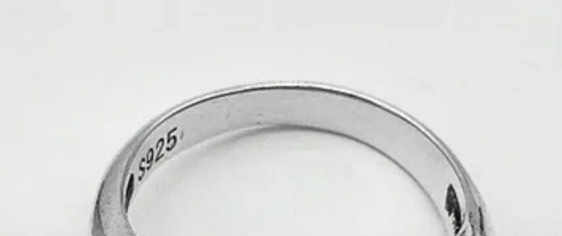 Fashiona Female Male Sterling Silver Love Ring Size 10