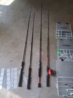 Fishing Rod and Tackle Lot