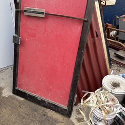 Store Front Aluminum Door Small Window 35-1/2x83-1/4