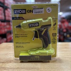 RYOBI ONE+ 18V Cordless Glue (Tool Only) with (3) General Purpose Glue Sticks
