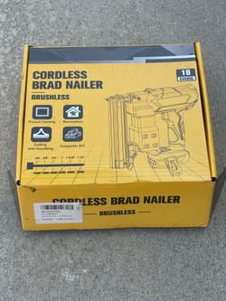 Ecarke 18 -Gauge Cordless Brad Nailer