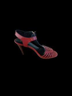 Authentic COACH Izzy Mat Calf Heels 6.5