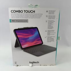 Logitech Combo Touch Detachable Keyboard Case 820-011560 Black For iPad 10th Gen