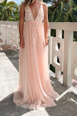 Light Pink Dress For Prom Or Bridesmaids