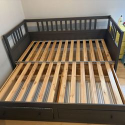 IkeaHemnes Day bed, Gray, Twin, Mattress not included