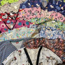 13-XL SCRUB TOPS