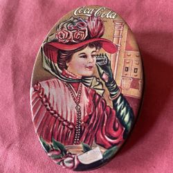 Vintage Coca Cola Sewing Container