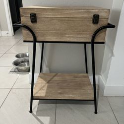 Wood Side Table 