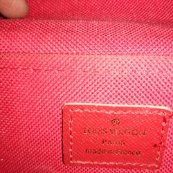 Louis Vuitton Sarah Wallet Red Interior 