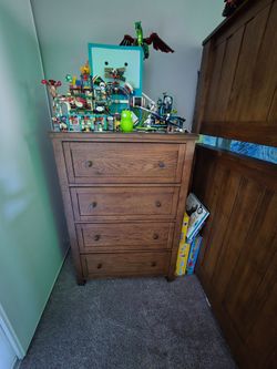 Wodden dresser for sale.
