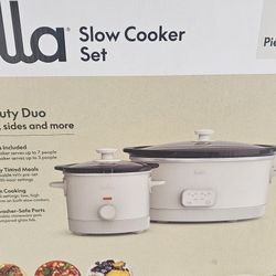 New Bella Slow Cooker Set Two-piece Set