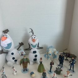 Disney’s Frozen Misc Figures And Plush All Included 