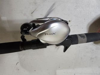 Shimano Tranx 400 HG Baitcaster With Phenix M1 Inshore Rod