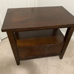 Wooden End Table 
