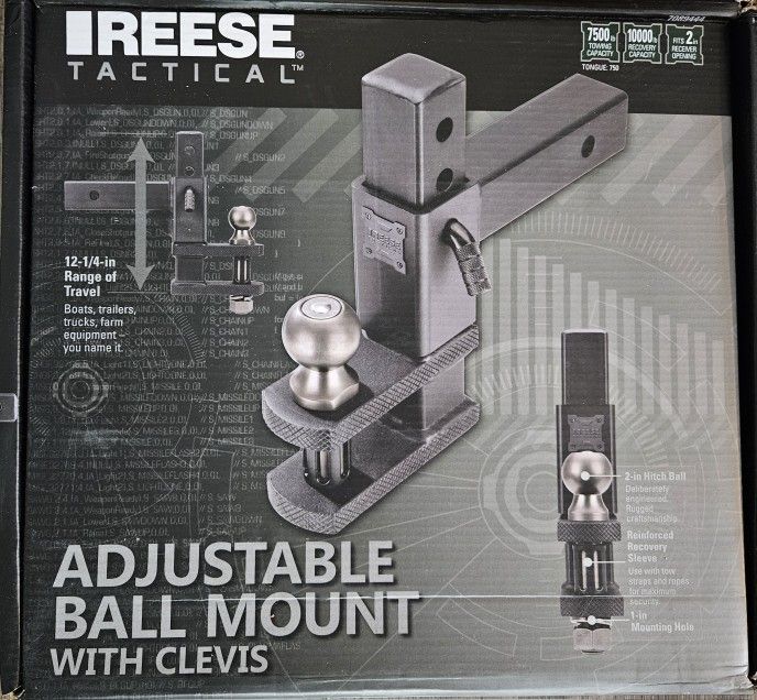 Reese Tactical Adjustable Ball Mount