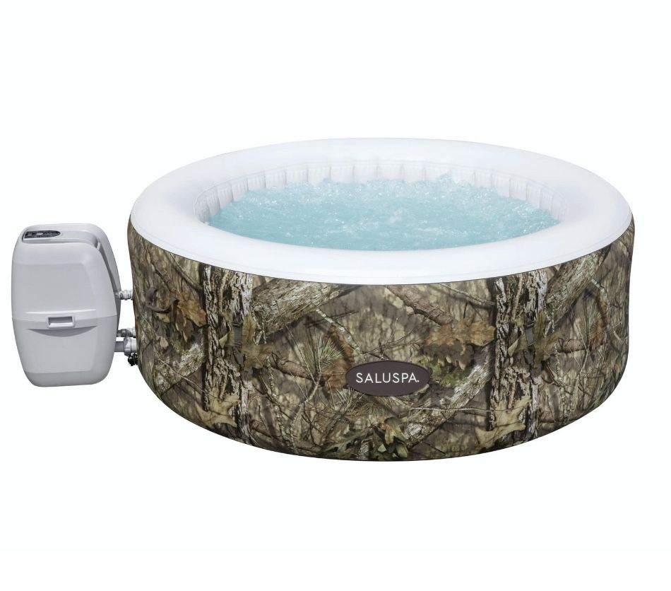 SaluSpa Mossy Oak Inflatable 2-4 Person 177 gal. Hot Tub Spa