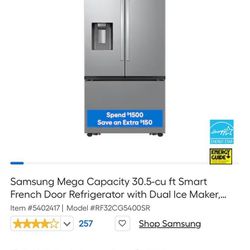 Brand New Scratch And Dent Refrigerator 