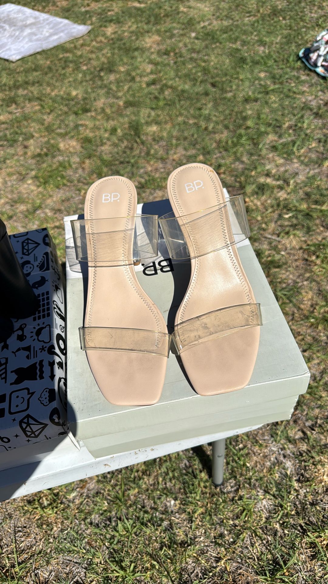 Nordstrom  Bp Clear Heels 