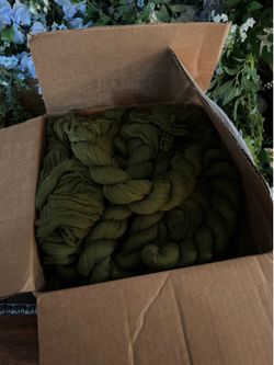 Darker Olive Green Cheesecloth Table Runners
