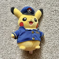 Pokemon Station Manager Pikachu Limited to Pokemon Store Tokyo Station