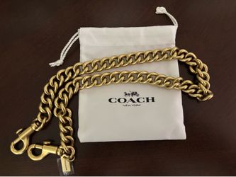 Coach Gold Chain Bag Strap