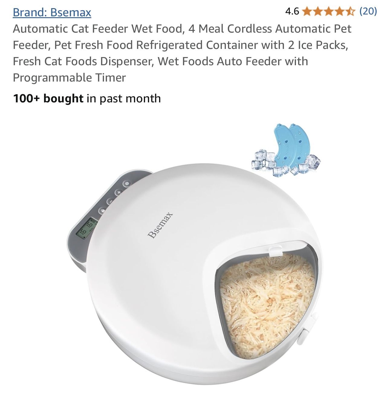Automatic Cat Feeder - Wet Food