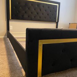 Black King Size Bed Frame 