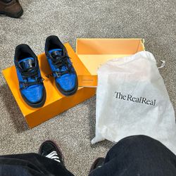 Louis Vuitton Low top shoes barely worn got them off the real real 