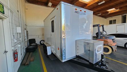 2026 Carson 7x12 Dog Grooming Trailer Mobile Grooming Trailer Business Ready Generator AC Water Tanks Financing
